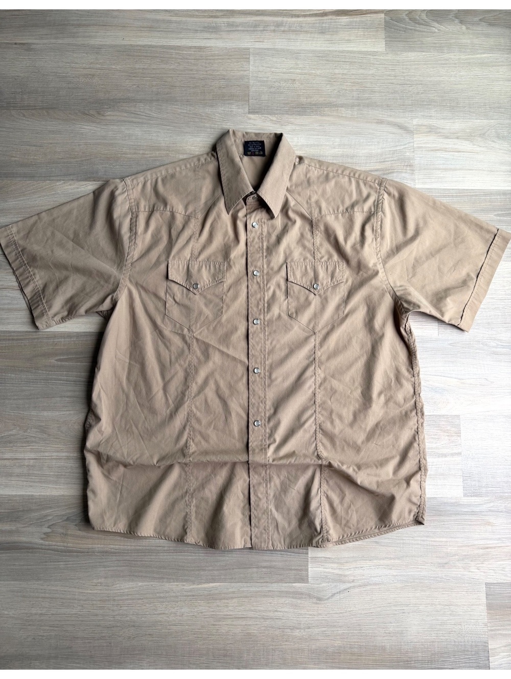 Vintage Y2K Pearl Snap Button-Up Shirt